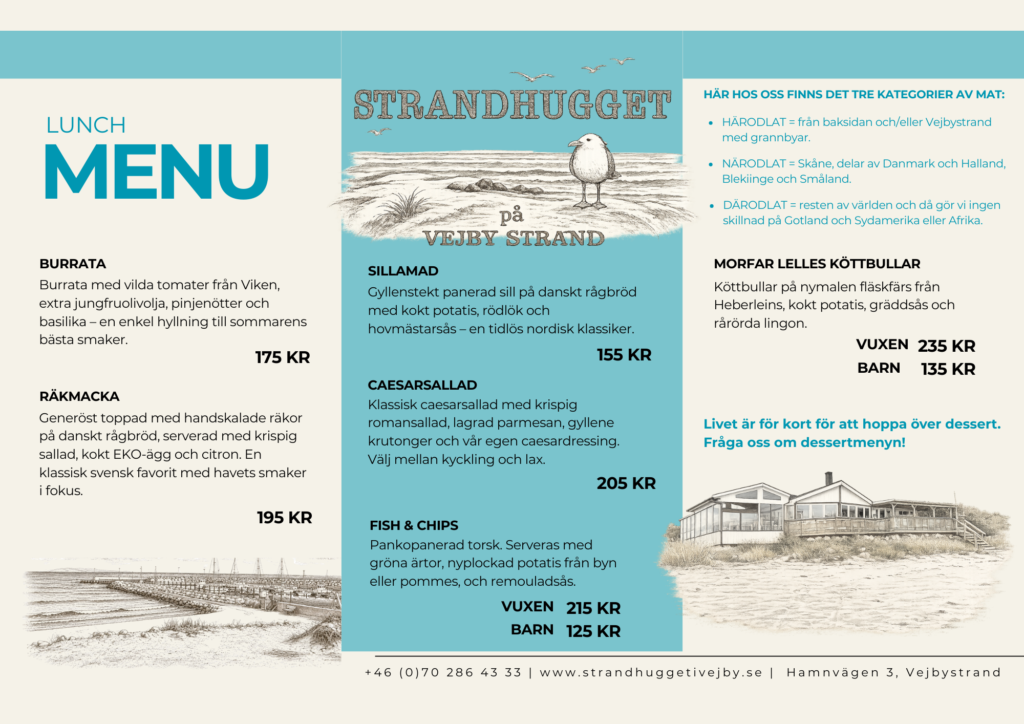LUNCH SOMMARMENY